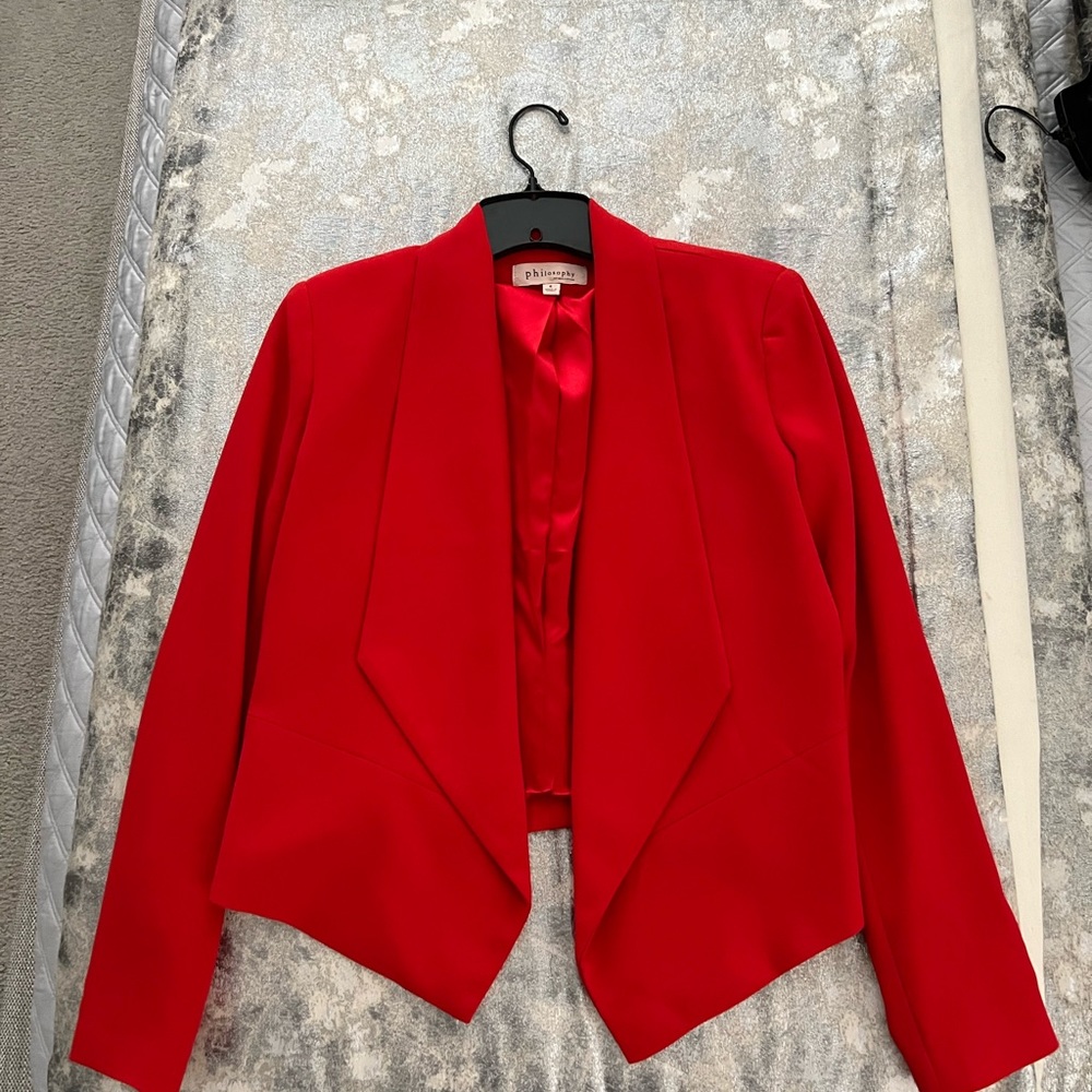 Red blazer